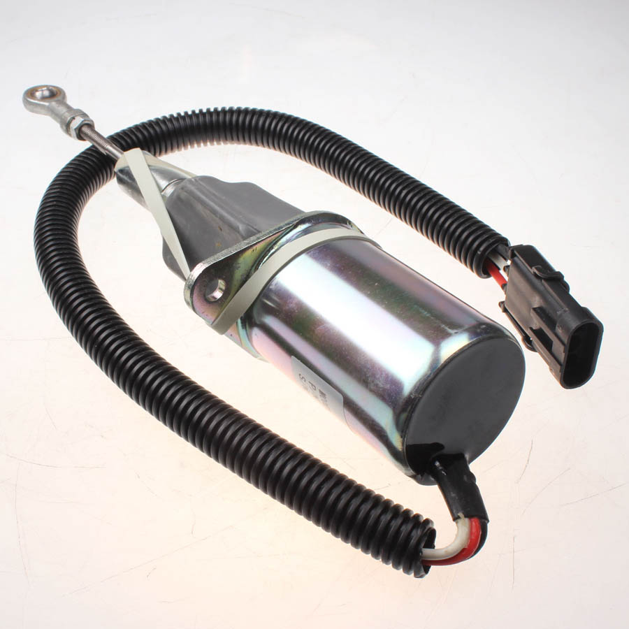 Compatível com Cummins Motor 24V Stop Solenoid 3932546 SA-4639-24