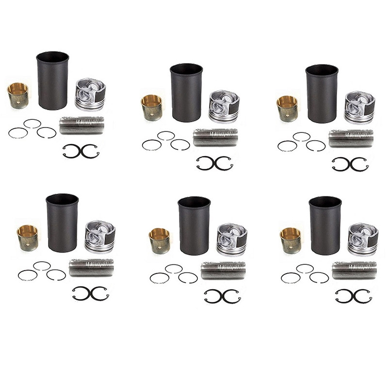 Substitui??o direta para Komatsu S6D108 S6D108-1 Motor PC300-5 PC300-6 Escavadora - Kit de forro de cilindro PC300-5, PC300-6