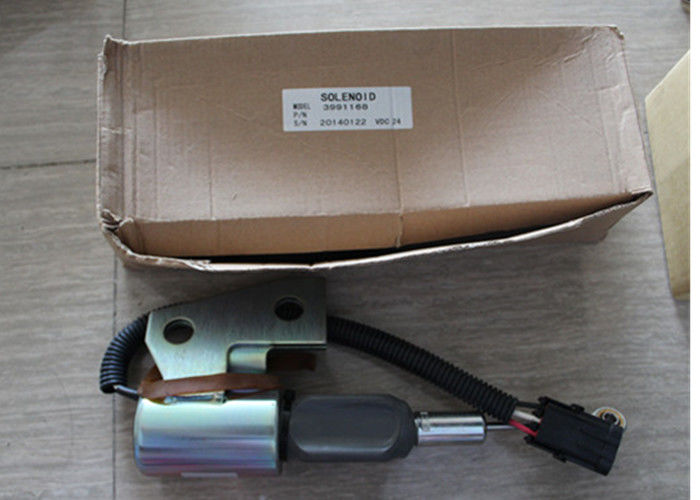 Compatível com motor Solenóide 12V 24V Combustível R140-7 válvula solenóide 3991168 SA-4941-24 4BT3.9-G2 4BTA3.9-G2 bomba de combustível do motor 6BT