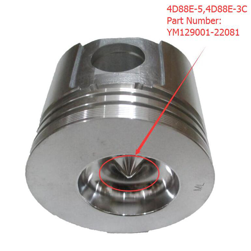 Compatível com Komatsu Skid Steer SK714 Yanmar 4TNE88 Komatsu 4D88E Overhaul Rebuild Kit