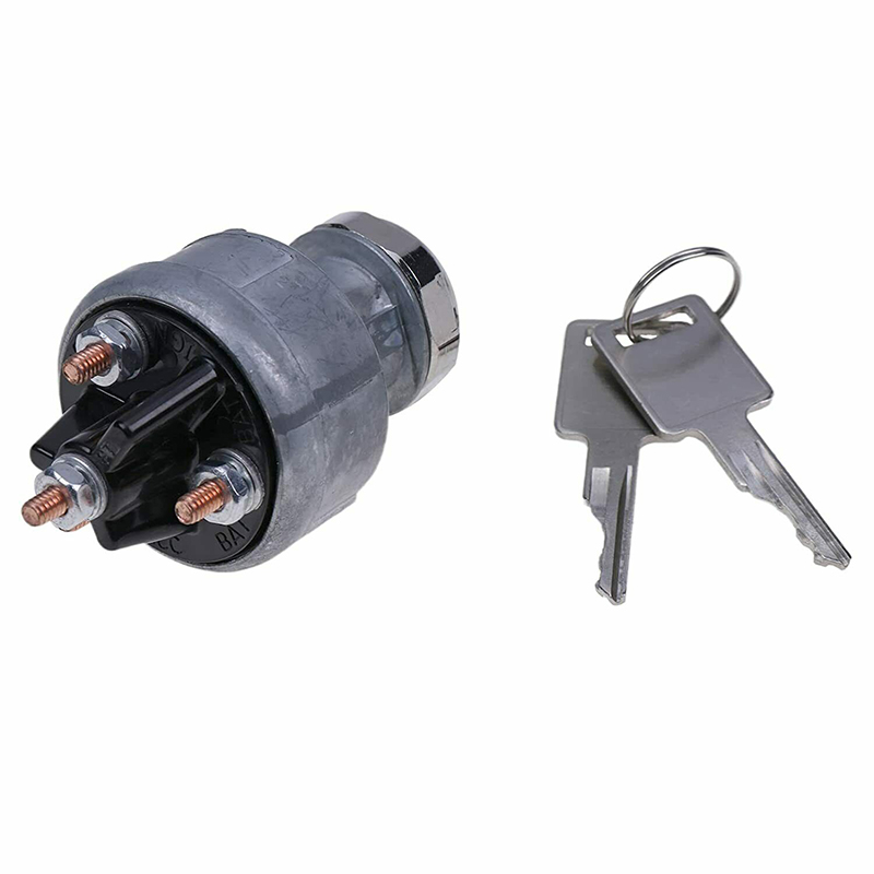 Fits Bobcat Skid Steer Loader S70 - Ignition Start Switch 6691594 Com 2 chaves 310, 313, 440, 443, 453, 463, 530, 533, 540, 542, 543, 553, 630, 631, 632, 641, 642, 643, 645, 653, 731, 732, 752