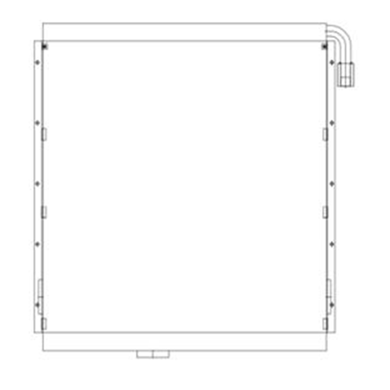 Perfeito para Hitachi Escavadora EX600 - Refrigerador de óleo TB00731/02