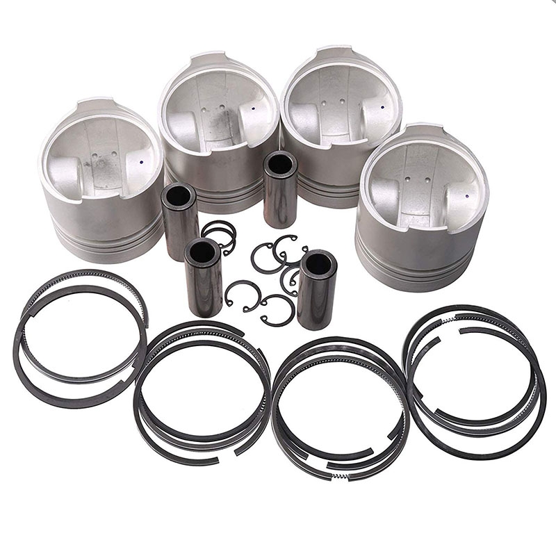 Adequado para motor Kubota V1702 - Conjunto de anel de pist?o e pist?o STD 82mm