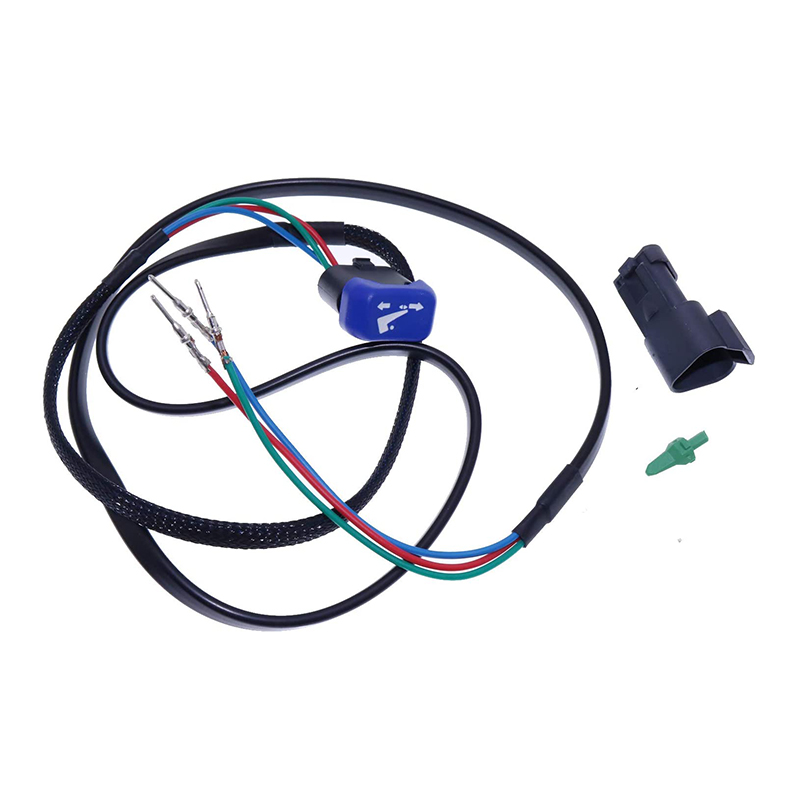 Fits Johnson Evinrude OMC Outboard Motor Side Mount Remote Control Box com PT - Trim Tilt Switch 5006358